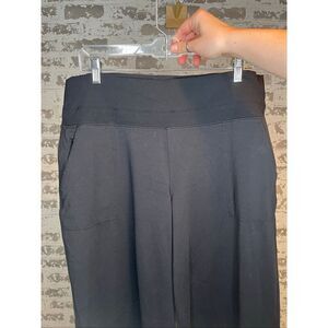 ATHLETA | women black straight wide leg athletic pants